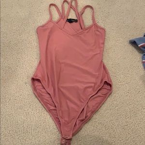 Pink bodysuit